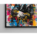 Street Art-plakat – Den urbana Mona Lisa | Graffiti pop och färgstark poster av Mona Lisa