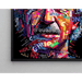 Stadskonstverk – Modern mosaik av Einstein | Poster av färgglad typografisk porträtt