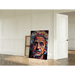Stadskonstverk – Modern mosaik av Einstein | Poster av färgglad typografisk porträtt