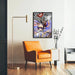 Street Art-målning – Psykedelisk Serenity | Poster Pop Art Surrealistisk med Svampar och Spiral
