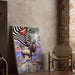Street Art-målning – Psykedelisk Serenity | Poster Pop Art Surrealistisk med Svampar och Spiral