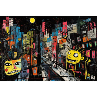 Tableau Street Art - Vibrance Urbaine