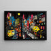 Målning Street Art – Vibrance Urbaine | Poster Färgglad Stil Graffiti Pop Art