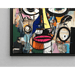 Street Art-målning – Frakturerat ansikte | Poster för urban, färgstark abstrakt konst | Modern uttrycksfull samtidskonstposter