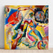 Reproduktion av målningen med Röd Fläck - Wassily Kandinsky