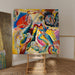 Reproduktion av målningen med Röd Fläck - Wassily Kandinsky