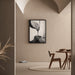 Dekorativ designposter – Fusion Organique | Poster Svart och Vit Elegant Abstrakt