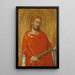 Saint Julien - Taddeo Gaddi — inramlat konstverk på väggen