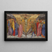 La Crucifixion - Taddeo di Bartolo — inramlat konstverk på väggen