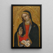 La Vierge Annonciatrice - Taddeo di Bartolo — inramlat konstverk på väggen