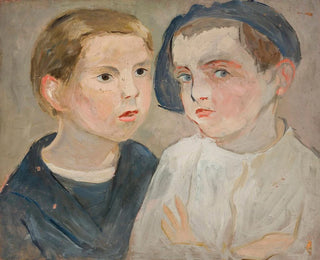 Frères - Tadeusz Makowski — vy av konstverket