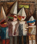 Carnaval des enfants avec un drapeau - Tadeusz Makowski — vy av konstverket