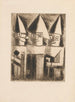 Masques - Tadeusz Makowski — vy av konstverket