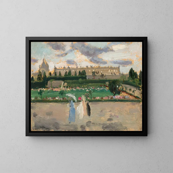 Esplanade des Invalides - Tadeusz Makowski — inramlat konstverk på väggen