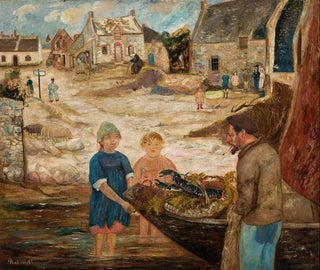 Tadeusz Makowski - Return from a crayfish fishing trip.webp