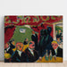 Taverne - Ernst Ludwig Kirchner — väggpresentation av konstverket