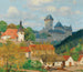 Vue du château de Karlštejn près de Prague - Tavík František Šimon — vy av konstverket
