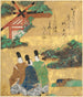 La plage de Sumiyoshi des Contes d'Ise - Tawaraya Sōtatsu — vy av konstverket