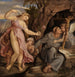 Tentation de saint Antoine - Gottlieb Schick — vy av konstverket