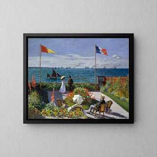 Terrass i Sainte-Adresse av Claude Monet
