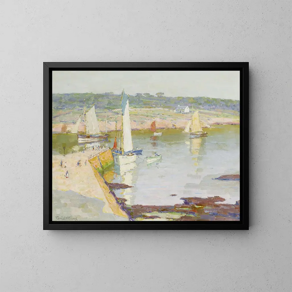 Quai de Concarneau - Terrick Williams — inramlat konstverk på väggen