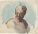 Tête d'un homme - Honor Daumier — vy av konstverket
