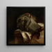 Tête d'un homme guillotiné - Théodore Géricault — inramlat konstverk på väggen