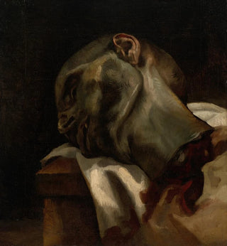 Tête d'un homme guillotiné - Théodore Géricault