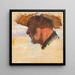 Tête d'un pêcheur - Joaquín Sorolla — inramlat konstverk på väggen