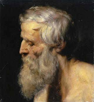 Tête d'un vieil homme - Ernst Stckelberg