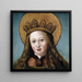 Tête d'une Sainte Femme - Hans Holbein le Vieux — inramlat konstverk på väggen