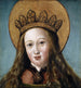 Tête d'une Sainte Femme - Hans Holbein le Vieux — vy av konstverket