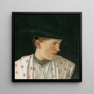 Tête d'une paysanne - Wilhelm Leibl