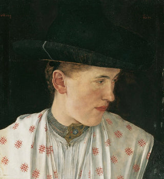 Tête d'une paysanne - Wilhelm Leibl