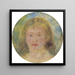 Tête de femme Jeanne Samary - Pierre-Auguste Renoir — väggpresentation av konstverket