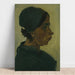 Reproduktion av målningen Tête de paysanne - Vincent van Gogh