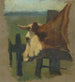 Tête et cou de vache dans un pâturage - Floris Verster — vy av konstverket