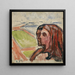 Tête par tête dans le paysage - Edvard Munch — inramlat konstverk på väggen