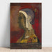 Reproduktion av målningen Tête symbolique - Odilon Redon