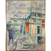 Reproduktion av målningen The Building of the Winter Studio - Edvard Munch