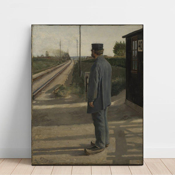Reproduktion av målningen The Lineman - Laurits Andersen Ring