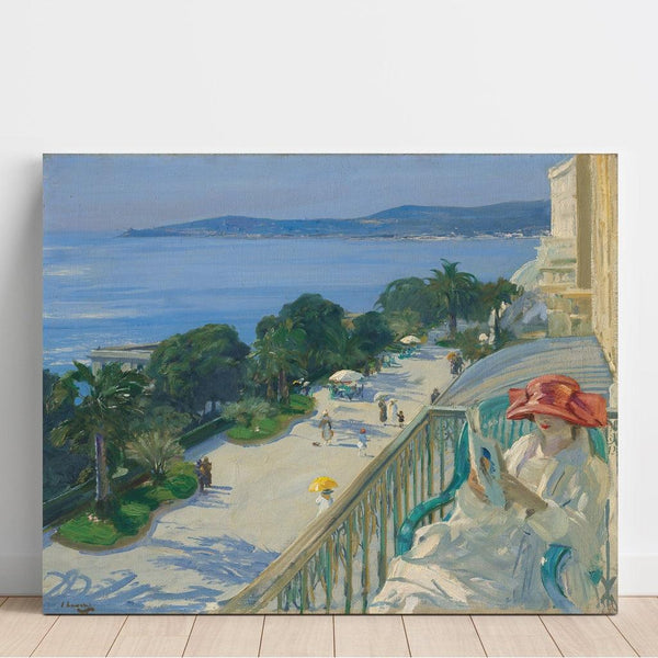 Reproduktion av målningen The Terrace, Cap d’Ail av Sir John Lavery