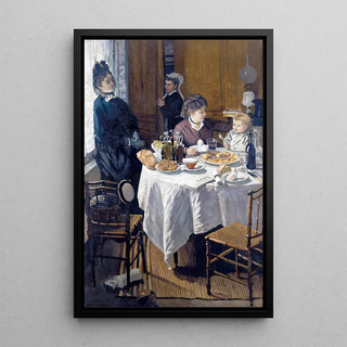 Lunch - Claude Monet | Konsttryck Tavla Väggdekoration affisch kopia