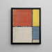 Livres Bauhaus 6 - Theo van Doesburg — inramlat konstverk på väggen