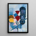 Composition II Still Life - Theo van Doesburg — inramlat konstverk på väggen