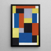 Composition XX - Theo van Doesburg — inramlat konstverk på väggen