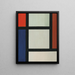 Contre-Composition - Theo van Doesburg — inramlat konstverk på väggen