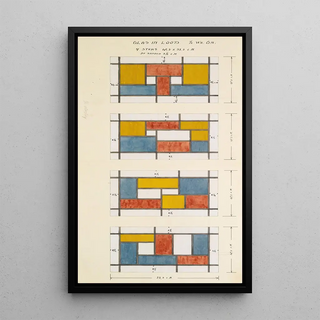 Theo van Doesburg - Design For A Stained Glass Window.webp