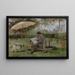 Armand Heins som målar utomhus - Theo van Rysselberghe — inramlat konstverk på väggen