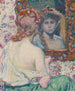 kvinna vid spegeln - Theo van Rysselberghe — vy av konstverket